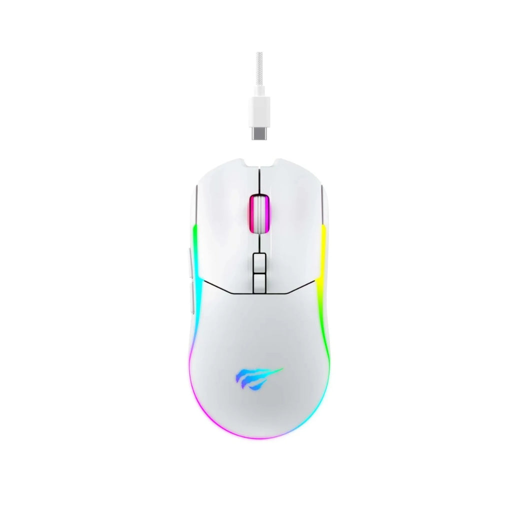 MOUSE GAMER HAVIT MS1020WB BLANCO INALAMBRICO