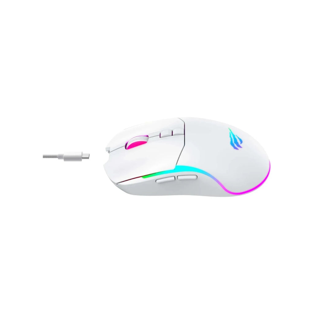 MOUSE GAMER HAVIT MS1020WB BLANCO INALAMBRICO
