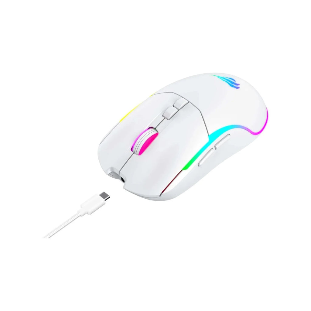 MOUSE GAMER HAVIT MS1020WB BLANCO INALAMBRICO