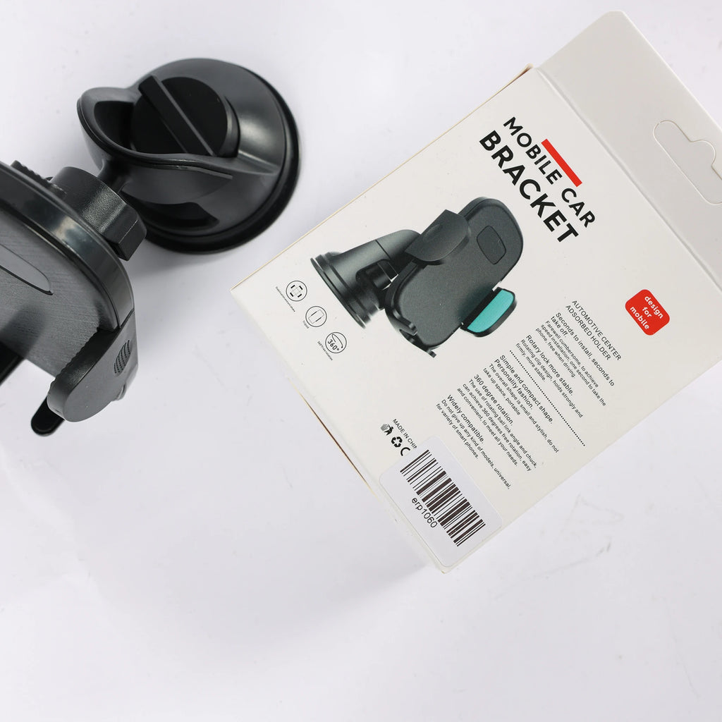 SOPORTE CELULAR PARA AUTO CON BASE ADHESIVA AJUSTABLE APOYO COMPLETO
